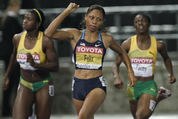 Allyson felix track spikes shop